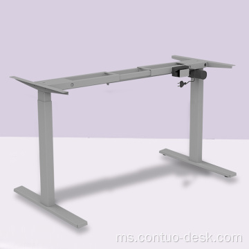 Reka bentuk elegan moden Jadual pejabat ketinggian boleh laras untuk rumah duduk untuk berdiri meja